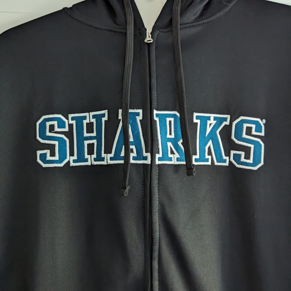Majestic Black and Blue Hoodie Jacket